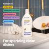 ATTITUDE Dish Soap, EWG Verified, Plant-Based & Vegan Dishwashing Liquid, Naturally Derived, Green Apple and Basil Scent, 23.7 Fl Oz view 2