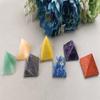 Jet Mini Pyramid Gemstone Healing Set Vastu Reiki Chakra Balancing Good Luck Massage Pouch Prosperity Divine Chakra Balancing view 4