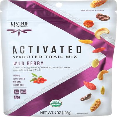 Living Intentions: Wild Berry Sprouted Trail Mix 7 Oz (6 Pack)