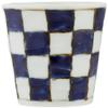 Hama Pottery 301988 Arita Pottery Sota Kiln, Checkered, Bentaled Soba, Chiyokuchi, Blue view 2