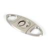 Alaska Bear Cigar Cutter Stainless Steel Guillotine Double Cut Blade in Black Gift Pouch view 1