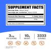 BulkSupplements.com Melatonin Powder - Pure Melatonin, Sleep Aid for Adults - Vegan & Gluten Free, 3mg per Serving, 10g (0.35 oz) (Pack of 1) view 2