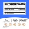 BulkSupplements.com Melatonin Powder - Pure Melatonin, Sleep Aid for Adults - Vegan & Gluten Free, 3mg per Serving, 500g (1.1 lbs) (Pack of 1) view 2