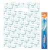 Brush Floss Smile Script Dental Giveaway Bags, 9" x 12", 100 Pack view 3