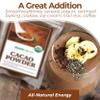 Healthworks Superfoods Organic Cacao Powder - 32 Oz / 2 Lbs - Cocoa Chocolate Substitute - Rich Chocolate Flavour - Sugar-Free, Keto, Vegan & Non-GMO - Peruvian Bean/Nut Origin - Antioxidant Superfood view 4