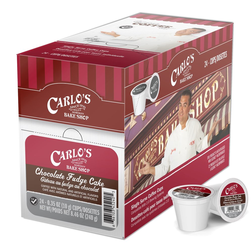 Cake Boss Coffee, Chocolate Fudge Cake, 24 Count
