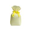  Kakkei FHRY03 Drawstring Bag, Non-woven Fabric, Ribbon Included, 10 Pieces, M, Yellow view 1