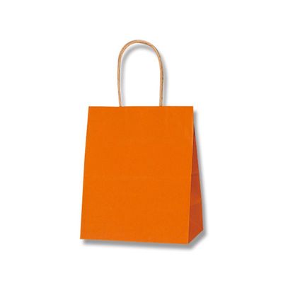 (Shimojima) Heiko 25CB 21-12 Paper Bags, Unbleached, Craft, Orange, 8.3 x 4.7 x 9.8 inches (21 x 12 x 25 cm), 50 Sheets