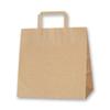 (Shimojima) Heiko H25CB E Paper Bags, Flat Handles, Unbleached, Craft, 10.2 x 6.3 x 10.2 inches (26 x 16 x 26 cm), 50 Sheets view 1