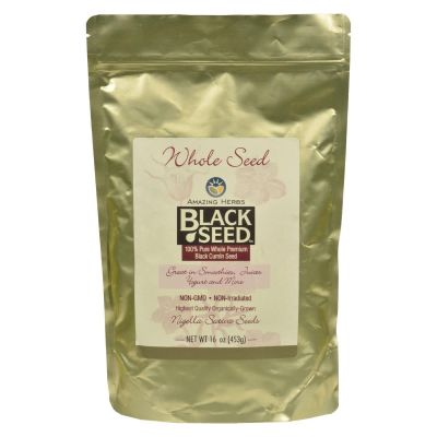 Amazing Herbs Black Seed Whole Seed - 16 Oz