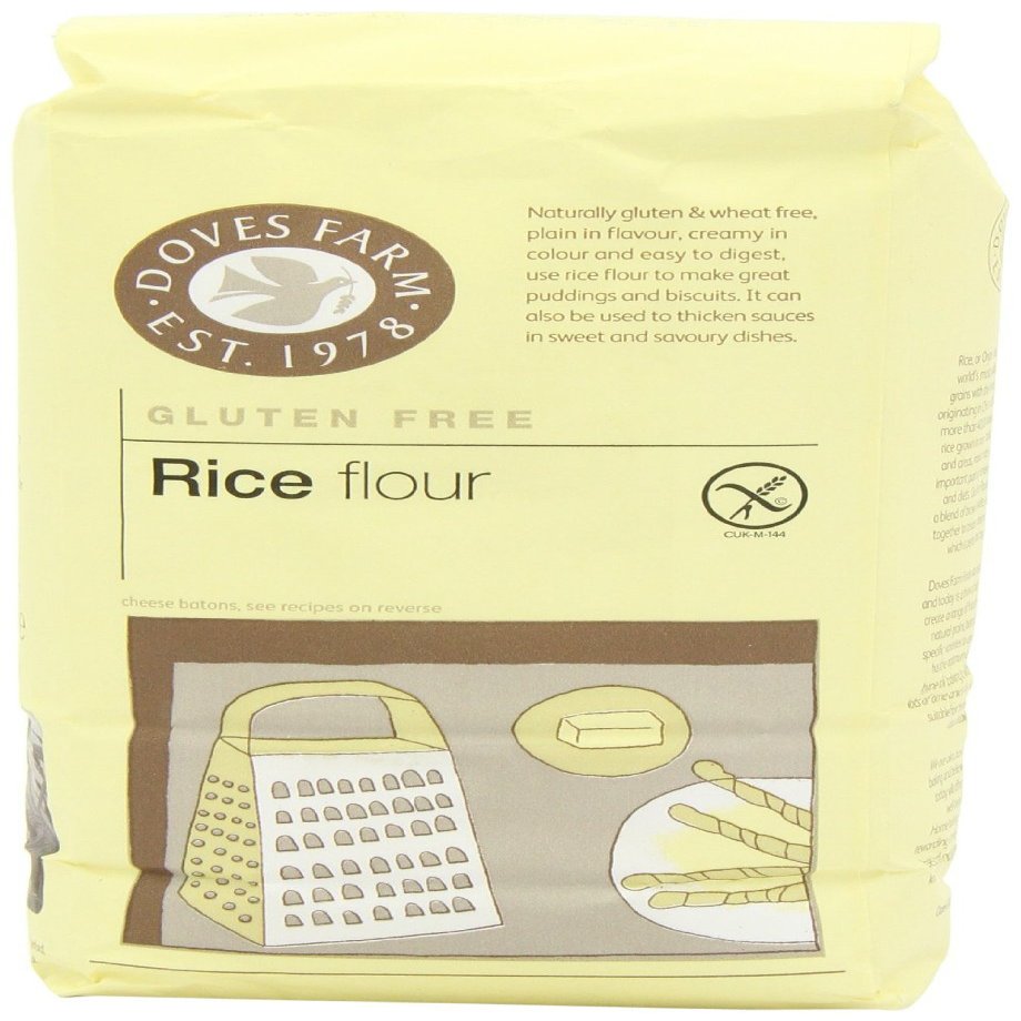 Doves Farm Gluten Free Rice Flour 1kg - Pack of 2