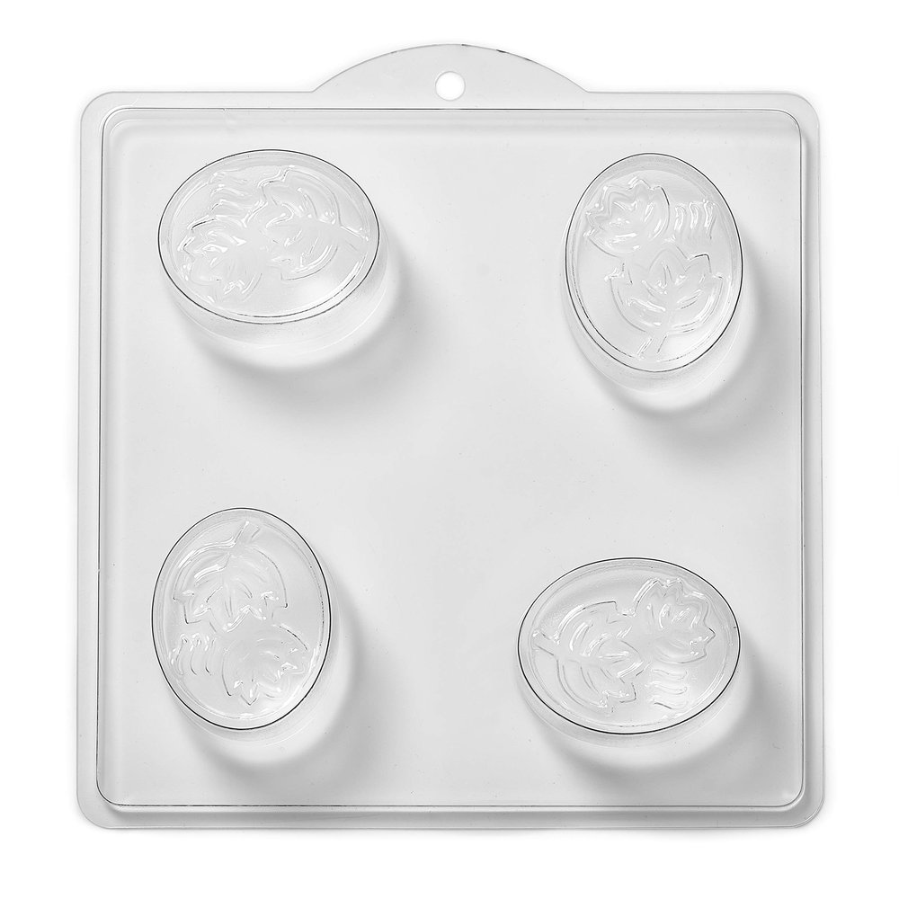 World of s 4 Cavity Rose in Oval Soap/Bath Bomb Mold M94