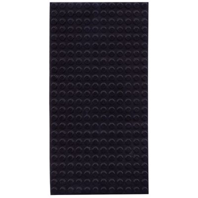 Bump Dots- Round-Flat Top-Black-Medium-300pk