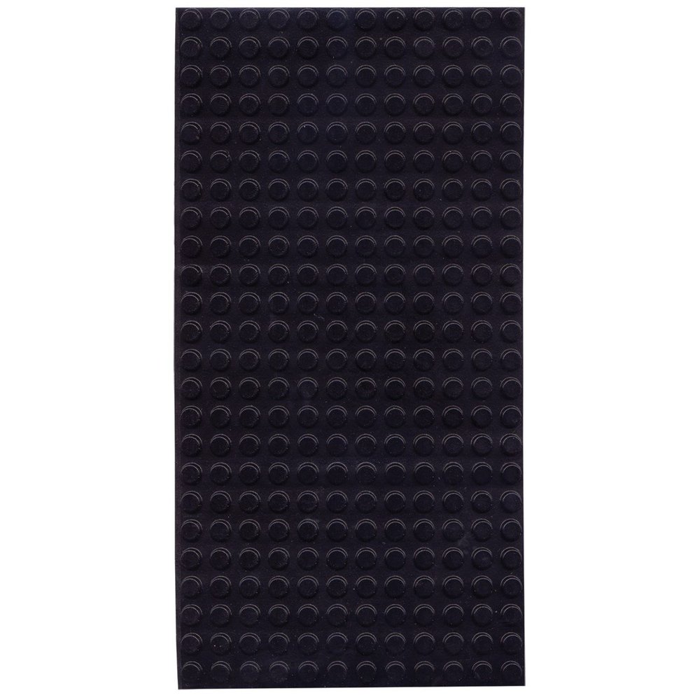 Bump Dots- Round-Flat Top-Black-Medium-300pk