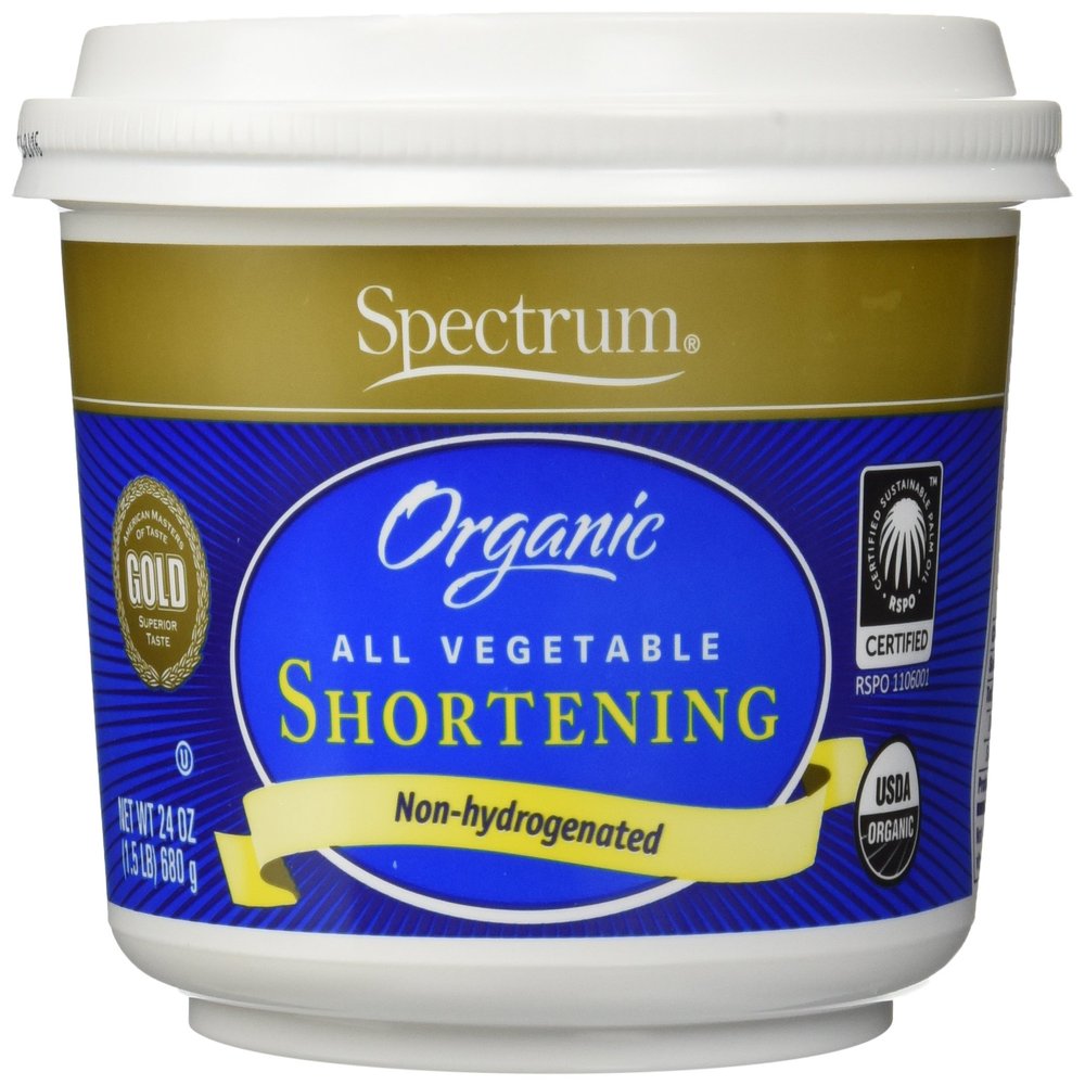 Spectrum Organic All Vegetable Shortening, 24 oz, Pack of 2