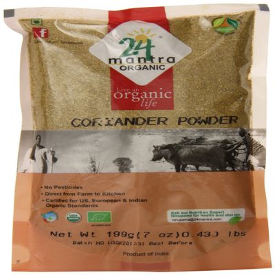 24 Mantara 24 Mantra Organic Coriander Powder - 7 Ounce ,, ()
