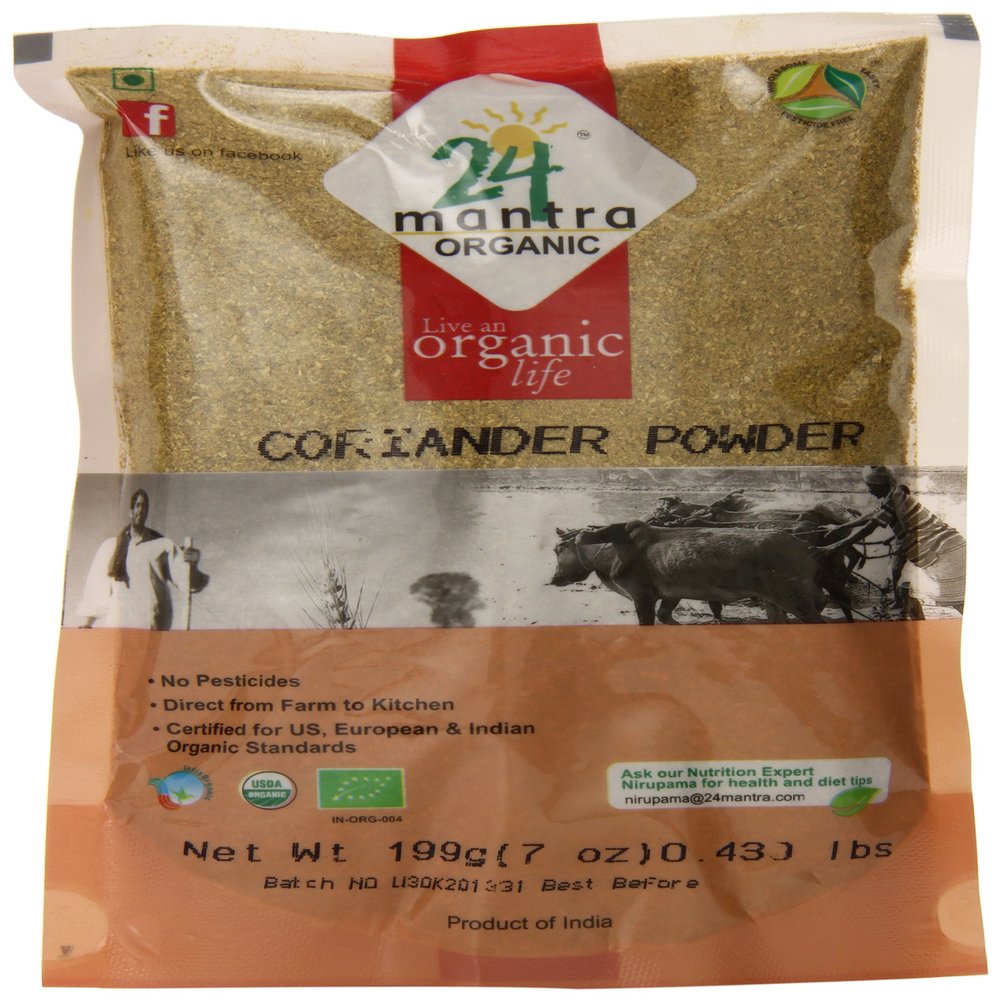 24 Mantara 24 Mantra Organic Coriander Powder - 7 Ounce ,, ()
