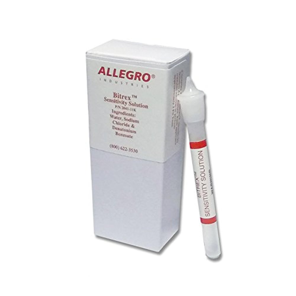 Allegro Industries 204111K Bitter Sensitivity Solution, One Size (Pack of 6)