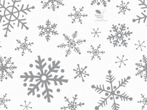 Christmas Flurry Recycled120~20"x30" Half Ream Tissue Prints (2 Unit, 120 Pack per Unit.)