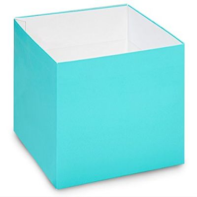10x10x5-1/2" SOLID MATTE TURQUOISEGourmet Box Base (1 unit, 25 pack per unit.)