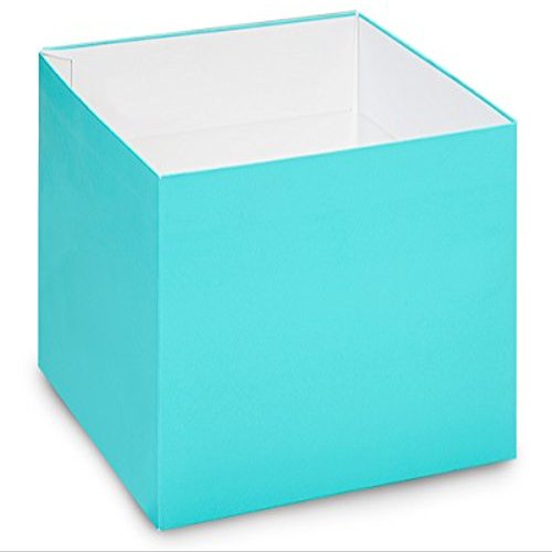 10x10x5-1/2" SOLID MATTE TURQUOISEGourmet Box Base (1 unit, 25 pack per unit.)