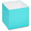 10x10x5-1/2" SOLID MATTE TURQUOISEGourmet Box Base (1 unit, 25 pack per unit.) view 1
