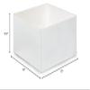 10x10x5-1/2" SOLID MATTE WHITEGourmet Box Base (1 unit, 25 pack per unit.) view 2
