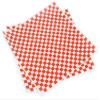 12x12" Red/White Checkerboard FoodGrade Grease Resistant Tissue Sheet (1 unit, 1000 pack per unit.) view 1