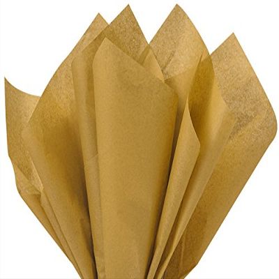 ANTIQUE GOLD Tissue Paper 15x20"480 Sheet Ream (2 unit, 1 pack per unit.)