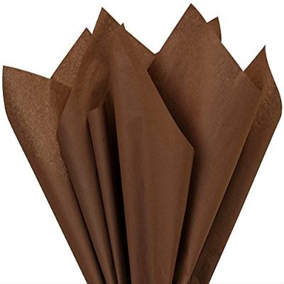 Chocolate Tissue Paper 15x20"480 Sheet Ream (2 Unit, 1 Pack per Unit.)