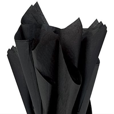 Black Tissue Paper 20x30"480 Sheet Ream (2 Unit, 1 Pack per Unit.)