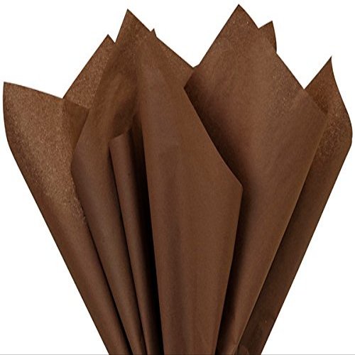 Chocolate Tissue Paper 20x30"480 Sheet Ream (2 Unit, 1 Pack per Unit.)