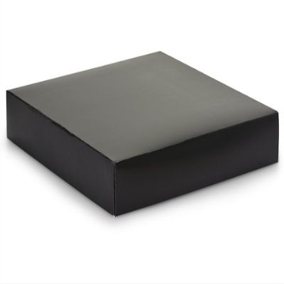 10x10x2" SOLID MATTE BLACKGourmet Box Lid (2 unit, 25 pack per unit.)