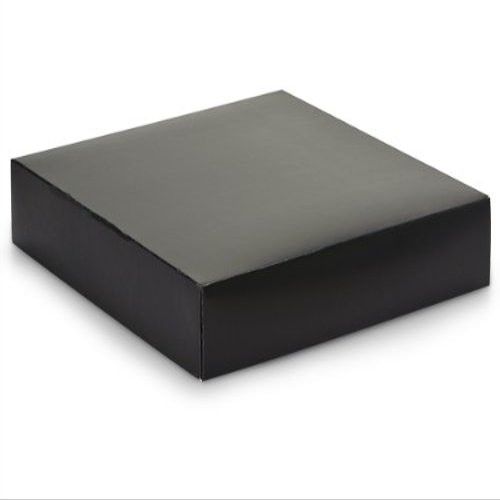 10x10x2" SOLID MATTE BLACKGourmet Box Lid (2 unit, 25 pack per unit.)