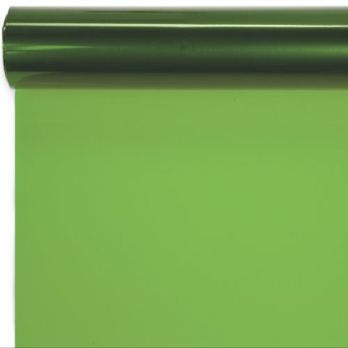 30"x100' APPLE GREEN Cello Roll1.0 mil (3 unit, 1 pack per unit.)
