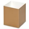 4x4x3-1/2" Solid Matte GOLDGourmet Box Base (2 Unit, 25 Pack per Unit.) view 1