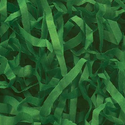 FESTIVE GREEN Tissue Paper Shred1 lb. BAG (5 unit, 1 pack per unit.)