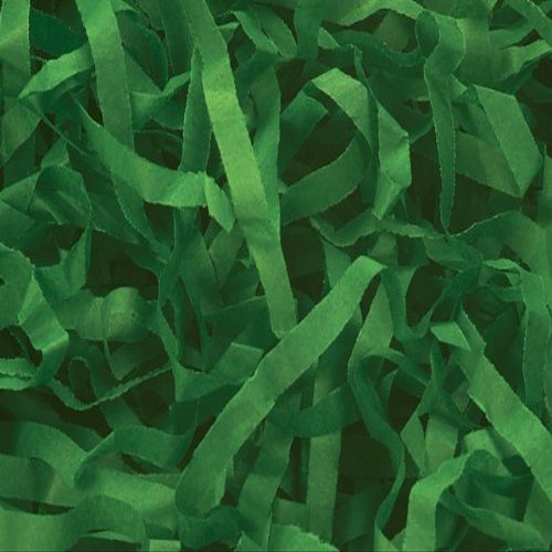 FESTIVE GREEN Tissue Paper Shred1 lb. BAG (5 unit, 1 pack per unit.)