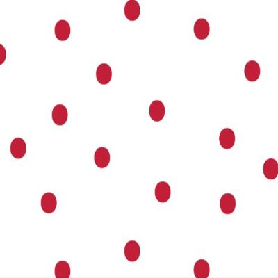40"x100' LARGE RED DOTSCello Roll 1.0 mil (3 unit, 1 pack per unit.)