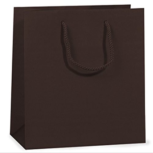 CHOCOLATE MATTE Gift Bags VOGUEMINI-PK 16x6x12" 3 unit, 10 pack per unit.