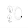 Medium  Vented Docs Proplugs  Clear with Leash  Reusable Earplugs for Surfing, Swimming, Diving & Water Sports | Blocks Cold Water & Wind | Helps Equalize Pressure | Made in USA view 2