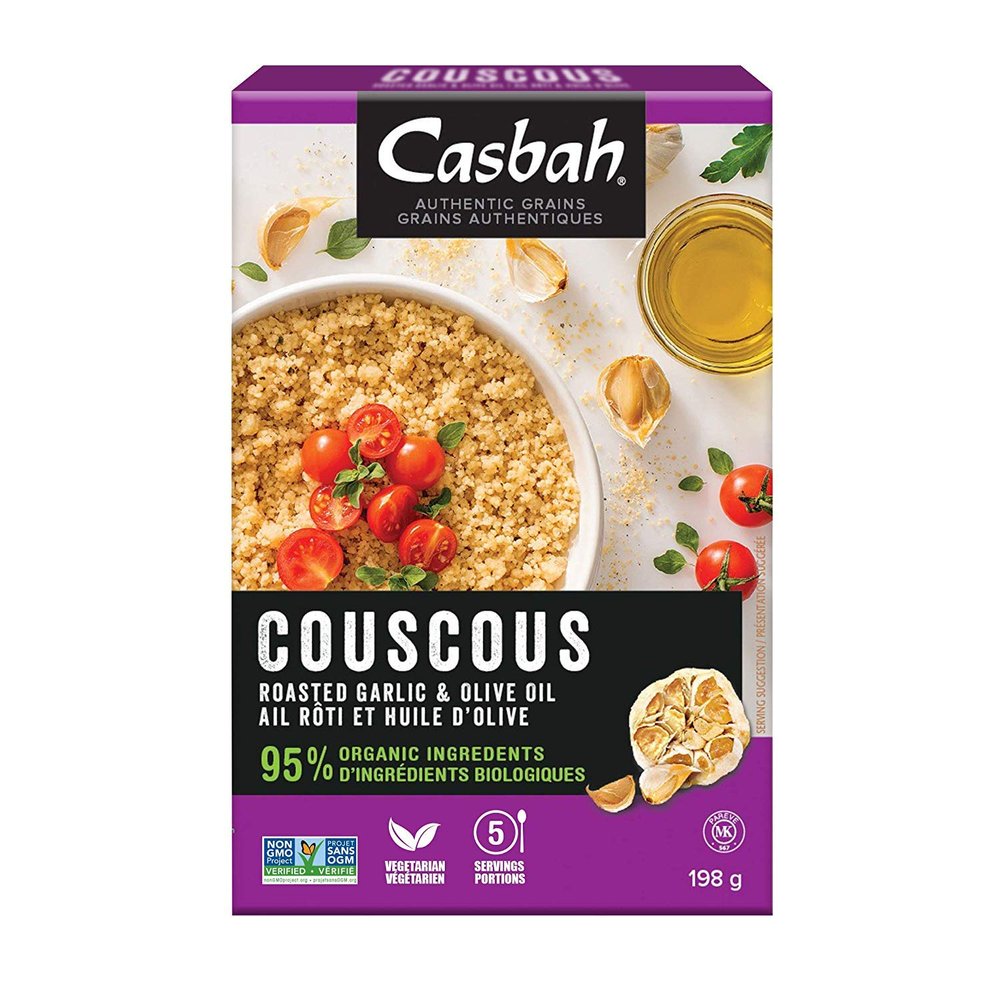 Casbah COUSCOUS ROASTED GARLIC & OLIVE OIL 7oz (3 Pack)