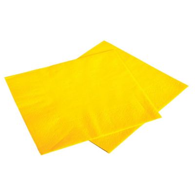 12 7/8" YELLOW LUNCH NAPKIN