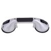CAREX Ultra Grip Shower Grab Bar - Shower Handle and Bathroom Bar - 12 Inch Safety Bar With Dual Locking Suction Cups For Bathtubs and Showers, Chrome view 2