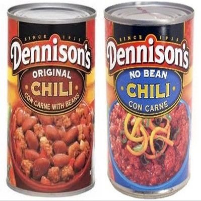 Dennison's Original Chili Con Carne with Beans & No Bean Chili Con Carne, 15oz Can (Pack of 8)