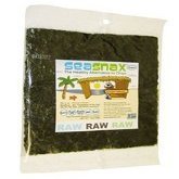 Seasnax Raw Raw Raw Seaweed Snack 1 Ounce 1. (Pack of 16) - Pack Of 16