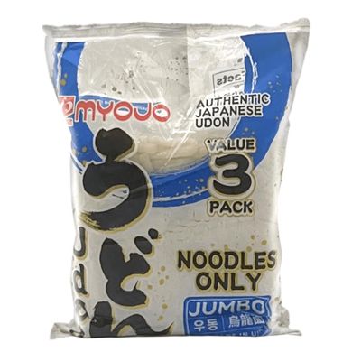 Myojo Jumbo Udon Noodles, No Soup, 4.94 Oz