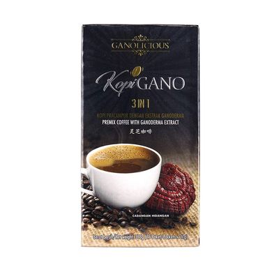 1 box of Gano Excel Original Ganocafe 3-in-1 Coffee Ganoderma Extract Beverages