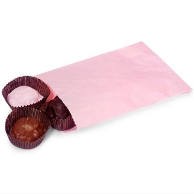 BULK 1/4 lb PETAL PINK Paper Candy4-3/4 x 6-3/4" Bags (1 unit, 1000 pack per unit.)