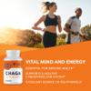Vimergy Chaga Capsules  Superfood Cellular Support*  Cardiovascular Health Benefits*  Kosher, Vegan, Gluten-Free  90 Capsules view 2